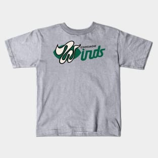 DEFUNCT - Chicago Winds Football Kids T-Shirt